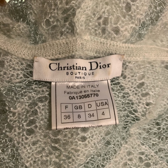 Christian Dior Boutique Paris Sweater SIZE - Picture 16 of 16